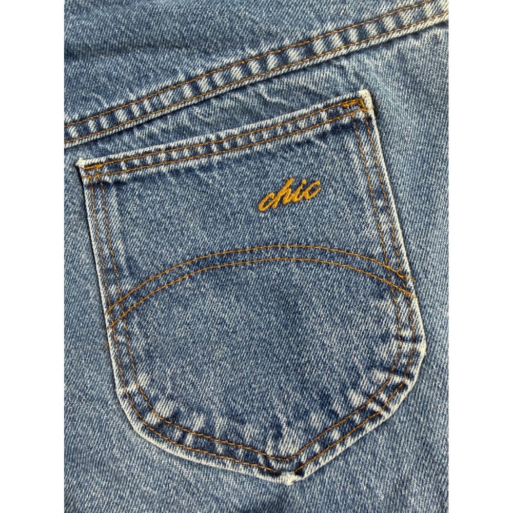 Vintage Chic Jeans Women 20WP High Rise Tapered Mom 100% Cotton Made USA